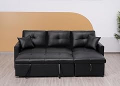 Black bonded leather for sale  Delivered anywhere in UK