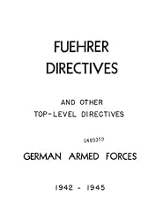 Fuehrer directives top for sale  Delivered anywhere in UK