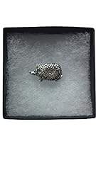 Pewter hedgehog brooch for sale  Delivered anywhere in UK