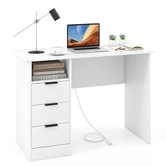 Tangkula white desk for sale  Delivered anywhere in USA 
