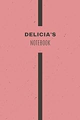 Delicia notebook personalized for sale  Delivered anywhere in UK