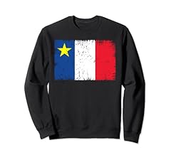 Drapeau acadie sweatshirt d'occasion  Livré partout en France