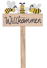 Willkommen schild bienen gebraucht kaufen  Wird an jeden Ort in Deutschland