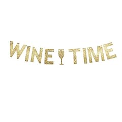 Wine time banner for sale  Delivered anywhere in USA 