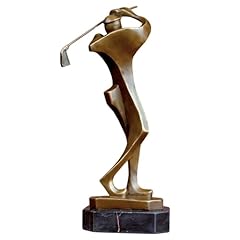 Sculpture bronze golfer for sale  Delivered anywhere in UK