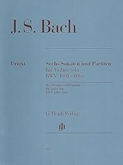 Sonates partitas bwv1001 d'occasion  Livré partout en France