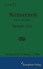 Reitvorschrift ausgabe 1926 gebraucht kaufen  Wird an jeden Ort in Deutschland