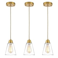 Gold pendant light for sale  Delivered anywhere in USA 
