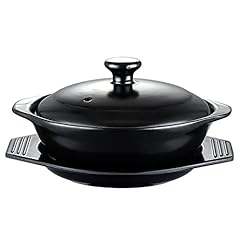 Casserole black enameled for sale  Delivered anywhere in UK