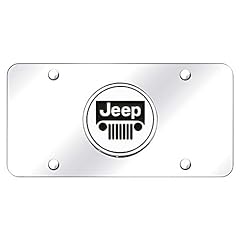 Jeep chrome logo for sale  Delivered anywhere in Ireland