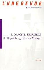 Unebévue opacité sexuelle. d'occasion  Livré partout en France