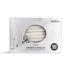 Delka dinner candles for sale  Delivered anywhere in UK