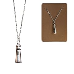 Silver lighthouse necklace for sale  Delivered anywhere in UK