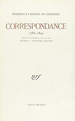 Corespondance 1786 1830 d'occasion  Livré partout en France
