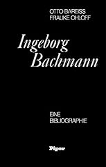 Ingeborg bachmann bibliographi gebraucht kaufen  Wird an jeden Ort in Deutschland