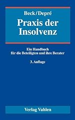 Praxis insolvenz handbuch gebraucht kaufen  Wird an jeden Ort in Deutschland