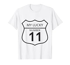 Lucky number tee for sale  Delivered anywhere in Ireland