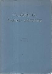 Incisioni franco gentilini usato  Spedito ovunque in Italia 