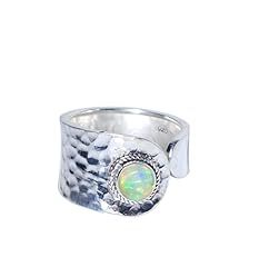 Ethiopian opal ring for sale  Delivered anywhere in UK