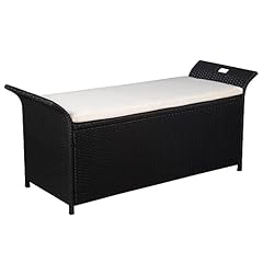 Vidaxl cassapanca polyrattan usato  Spedito ovunque in Italia 