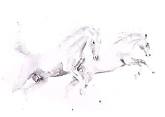 White horses painting for sale  Delivered anywhere in UK
