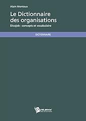 Dictionnaire organisations d'occasion  Livré partout en France