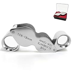 Jewler loupe 10x usato  Spedito ovunque in Italia 