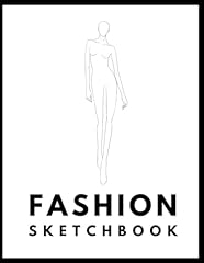 Fashion design sketchbook for sale  Delivered anywhere in UK