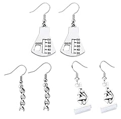 Unique microscope earrings for sale  Delivered anywhere in USA 