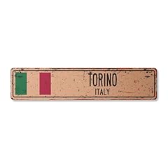 Torino italia cartello usato  Spedito ovunque in Italia 