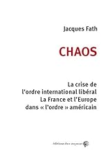 Chaos ordre americain d'occasion  Livré partout en France