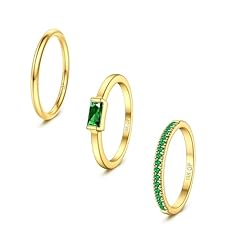 Gold stackable birthstone for sale  Delivered anywhere in USA 