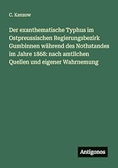 Exanthematische typhus stpreus gebraucht kaufen  Wird an jeden Ort in Deutschland