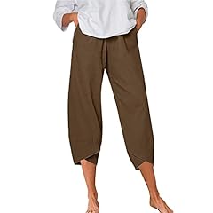 Linen trousers harem for sale  Delivered anywhere in UK