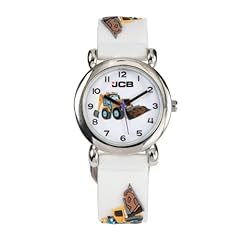 JCB - Kids Watch - White Silicone Strap - Yellow Accents, used for sale  Delivered anywhere in Ireland