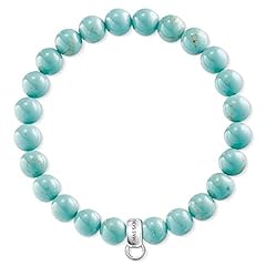 Thomas Sabo Women Charm Bracelet Turquoise Charm Club for sale  Delivered anywhere in UK