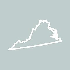 Virginia outline sticker for sale  Delivered anywhere in USA 