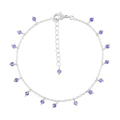 Yanara tanzanite anklets for sale  Delivered anywhere in USA 