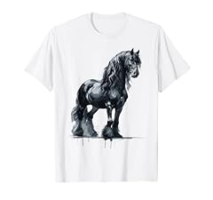 Friesian horse watercolor for sale  Delivered anywhere in USA 