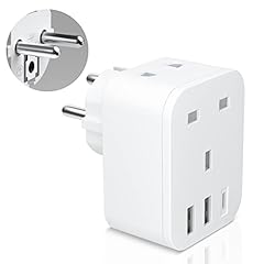 European plug adapter for sale  Delivered anywhere in UK