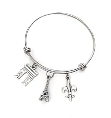 Paris charm bracelet. for sale  Delivered anywhere in USA 