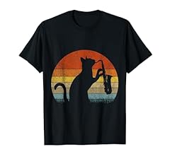 Funny saxophone cat for sale  Delivered anywhere in USA 