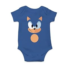 Blue hedgehog babygrow for sale  Delivered anywhere in UK