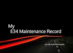 E34 maintenance record for sale  Delivered anywhere in UK