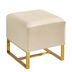 Nappa cowhide footstool for sale  Delivered anywhere in UK