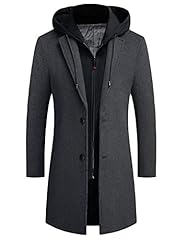 Icker mens trench for sale  Delivered anywhere in USA 