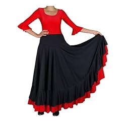 Gonna flamenco volant usato  Spedito ovunque in Italia 