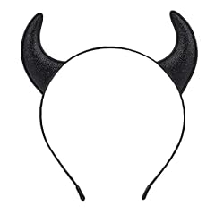 Glitter devil horns for sale  Delivered anywhere in USA 