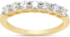 Moissanite wedding band for sale  Delivered anywhere in USA 