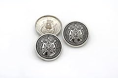 5pcs metal buttons for sale  Delivered anywhere in USA 